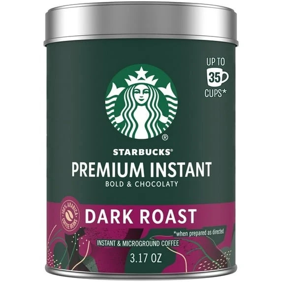 Starbucks Premium Dark Roast Instant Coffee 3.17 oz - Usually Delivery 2–3 Days gallery