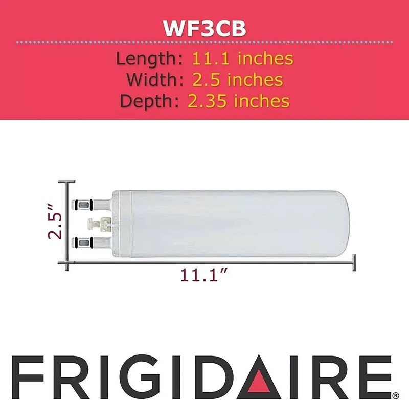 2 PACK New Frigdaire WF3CB PureSource 3 Refrigerator Water Filter New Sealed gallery