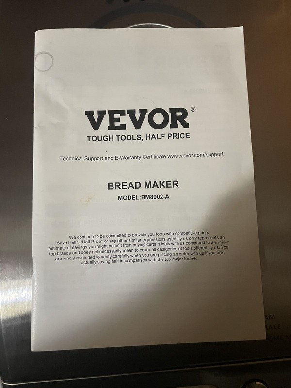 VEVOR 3LB 15-in-1 Bread Maker Automatic Compact Dough Machine gallery