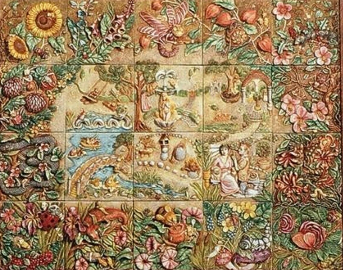 ASST HARMONY KINGDOM PICTURESQUE - BYRON'S SECRET GARDEN - 4"TILE - YOU CHOOSE! gallery
