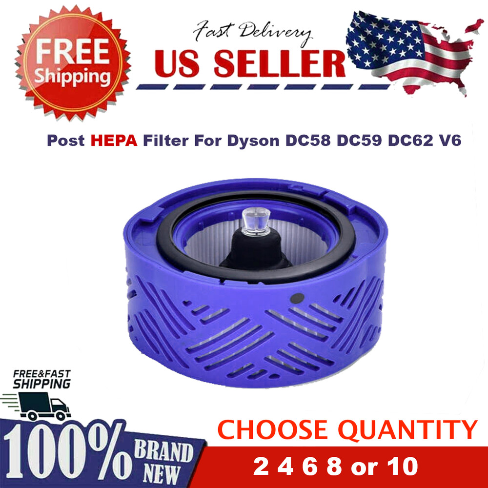 2 4 6 8 10 Replacement Post HEPA Filter For Dyson V6 DC58 DC59 DC61 Stick Vacuum