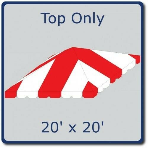 Replacement Pole Tent Canopy Top 20x20 Red Cover Event Wedding Party Gazebo gallery