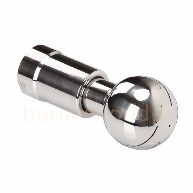 3/8'' 1/2'' 1" BSP Female Threaded Nozzle Tank Cleaning Rotating CIP Spray Ball gallery
