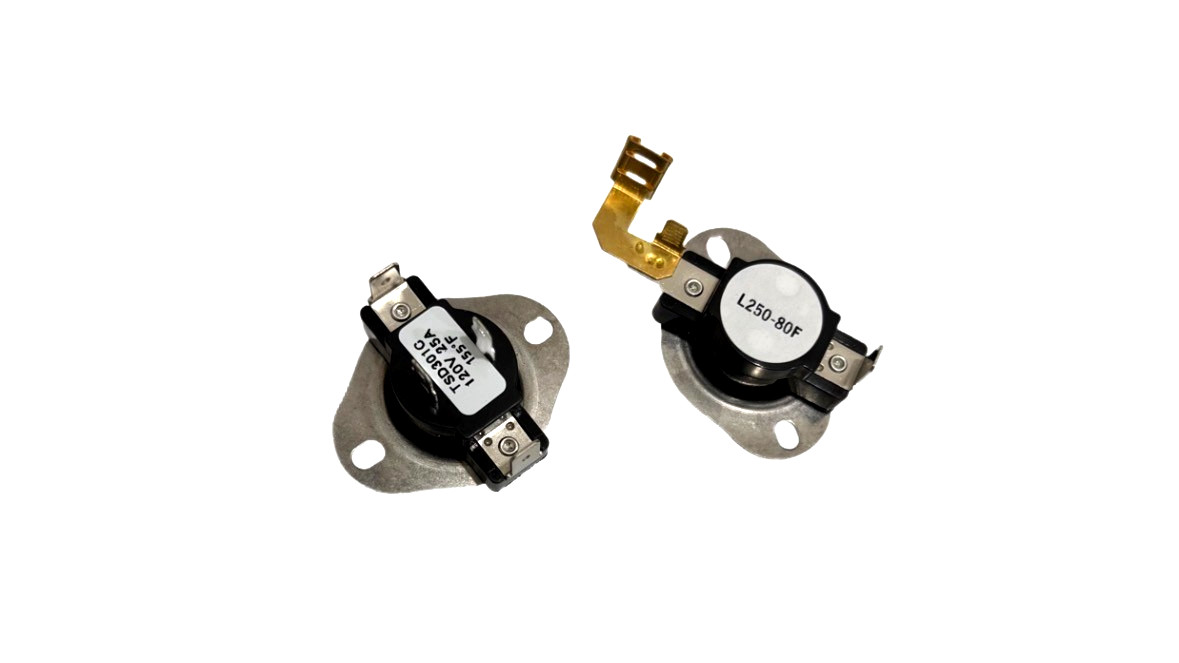 DRYER THERMOSTAT TSD301C 155F 120V / L250-80F gallery