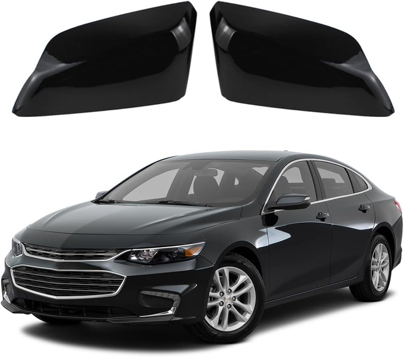 Side Mirror Cover Cap Compatible with Chevrolet Malibu 2016-2024 Replaces Drive gallery