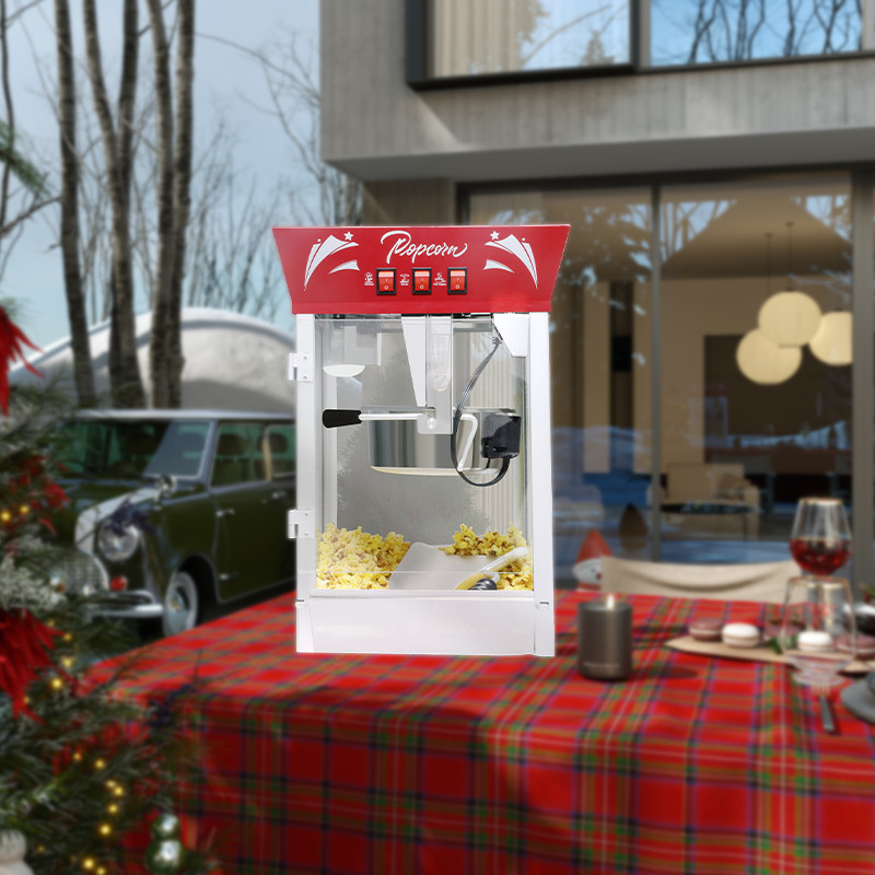Commercial Popcorn Machine Maker Popper Countertop Large 12-Ounce Kettle 850W gallery
