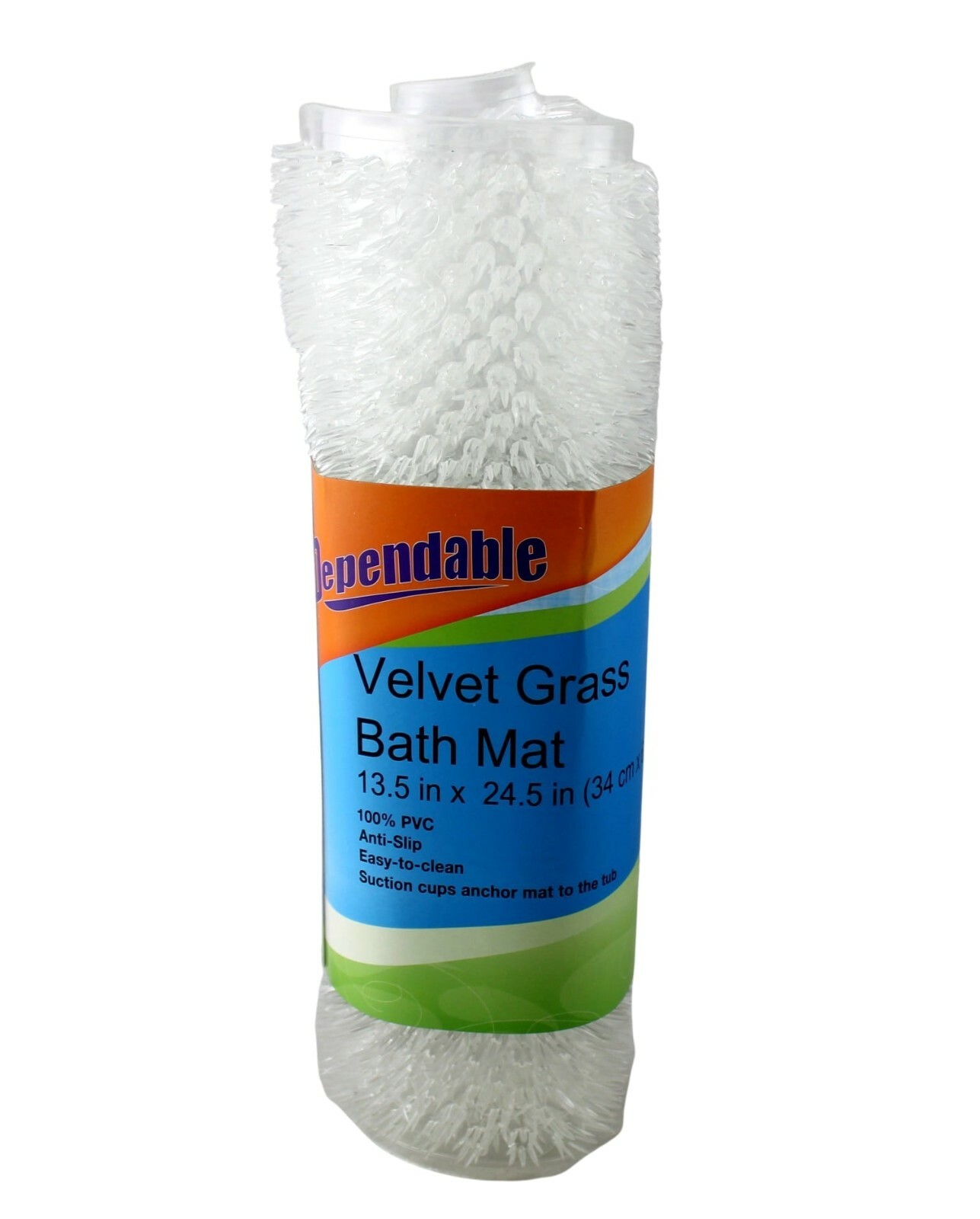 Grass Textured Spa Quality Foot Scrubber Bath Mat Bathroom Tub Mat Anti-Slip gallery