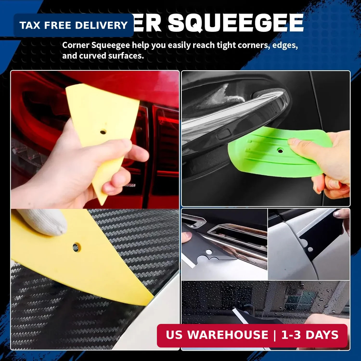 Arayker Car Wrap Tool Kit Vehicle Wrapping Tools Vinyl Wrap Applicator Tool Kit gallery