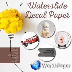 Waterslide decal paper, White or Clear INKJET/LASER Choose your quantity!