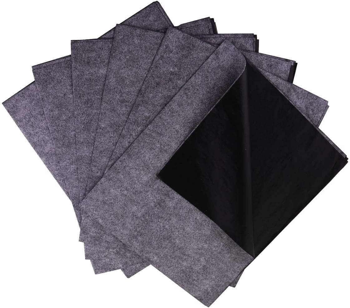 Large Graphite Transfer Paper for Wood, Paper, Canvas (20 X 47 Inch, 6 Pack) Tra gallery