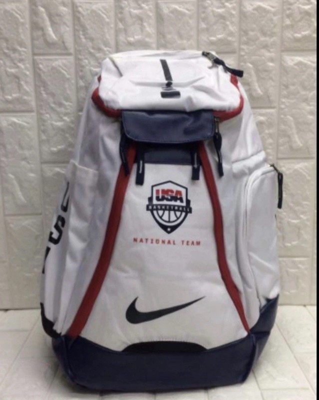 USA Nike Olympic White Backpack Basketball (With Bubble Straps) 4