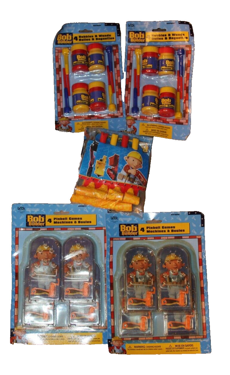 Bob the Builder Party Favor Pack for 8 Children Bubbles, Pinball and Blowers gallery