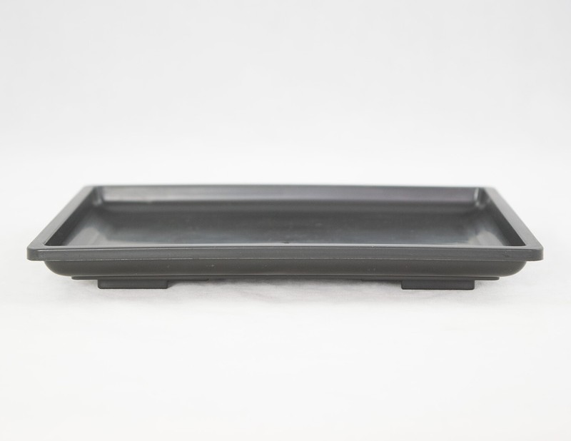 2 Rectangular Black Plastic Humidity/Drip Tray for Bonsai Tree 7.5"x 5.5"x 0.75" gallery
