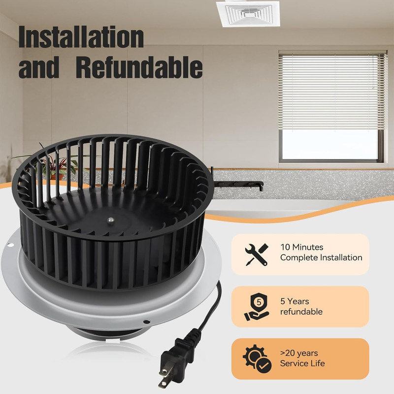 Compatible with Nutone QT-110N-B, QT-80-N-B, QT-90N-B,QT-9093, QT-100L, QT110N，Q gallery