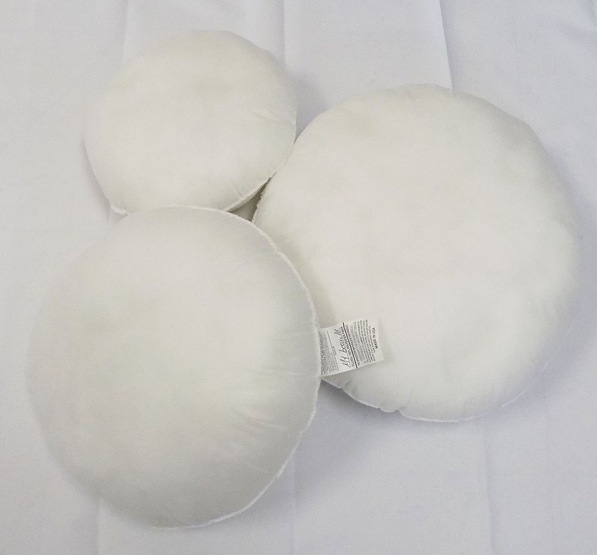 Round Pillow Insert Premium Euro Sham Hypoallergenic Throw gallery