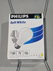 NEW PHILIPS SOFT WHITE 75W LIGHT BULBS 120V A19 4PK OLD STYLE GLASS NON LED! gallery