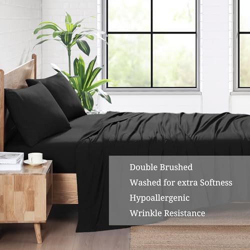 Twin Bed Sheet Set, Cozy Twin Sheet Sets, Pre-Washed Ultra Soft & Breathable gallery