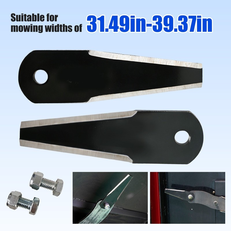 Lawn Mower Blade Set (2-Pack) – Models Heavy-Duty Replacement Blades gallery