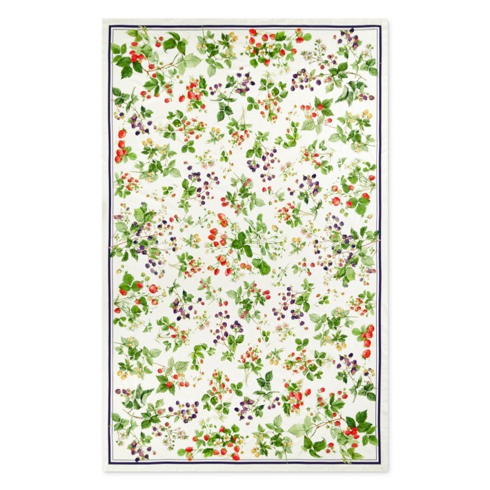 Berry Tablecloth, Cotton Twill-Williams Sonoma|37648 gallery