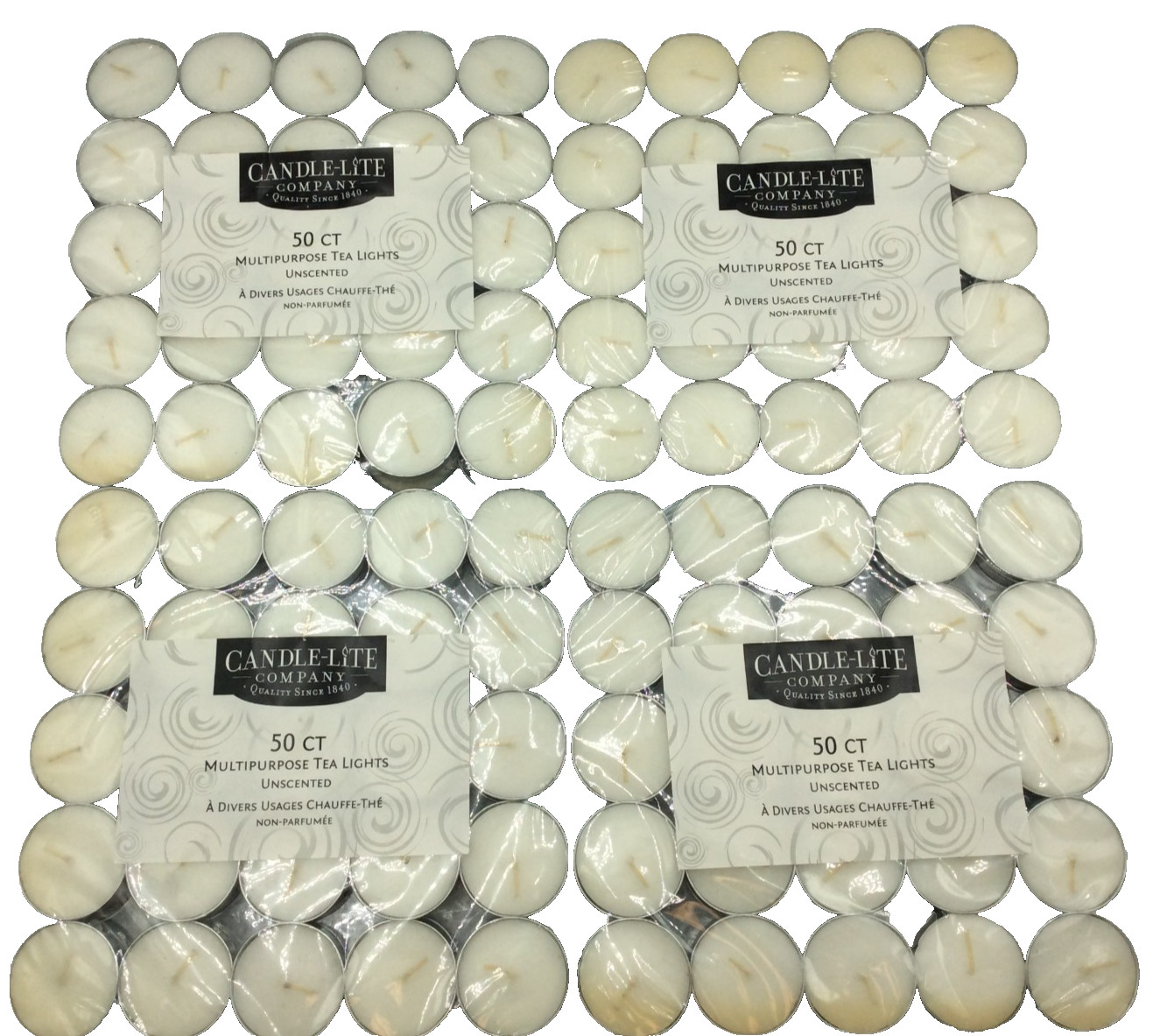 Candle-Lite Tea Lights Multipurpose Unscented Tealight Candles 🔥200 Count🔥 gallery