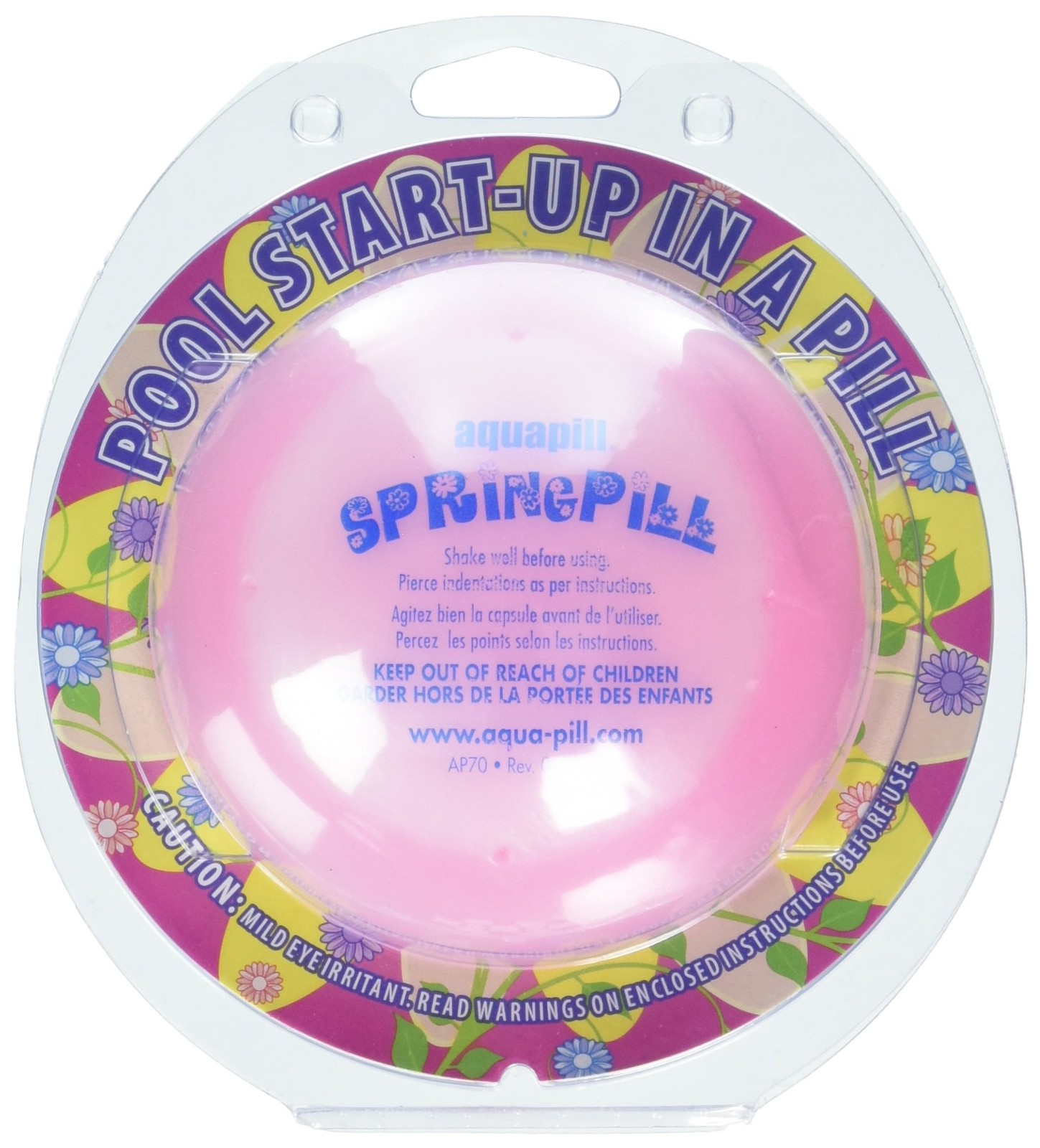 Aquapill Spring Pill Light Yellow Pool Water Treatment Easy Use Fast Openings gallery