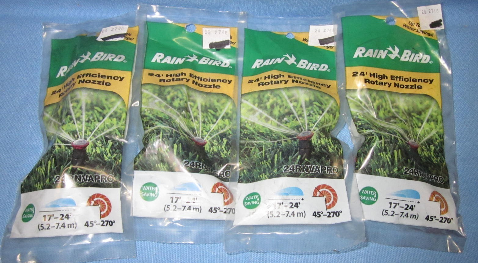 Four Rain Bird 24RNVAPRO High-Efficiency Pro Rotary Spray Nozzles 17-24 ft. gallery