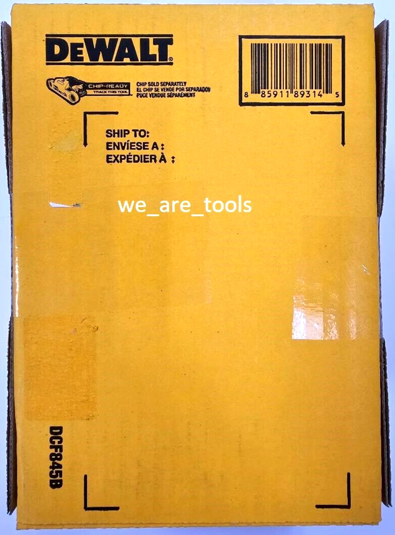 Dewalt DCF845B 3-Speed Brushless 20V Cordless 1/4 Impact Driver DCF845 gallery
