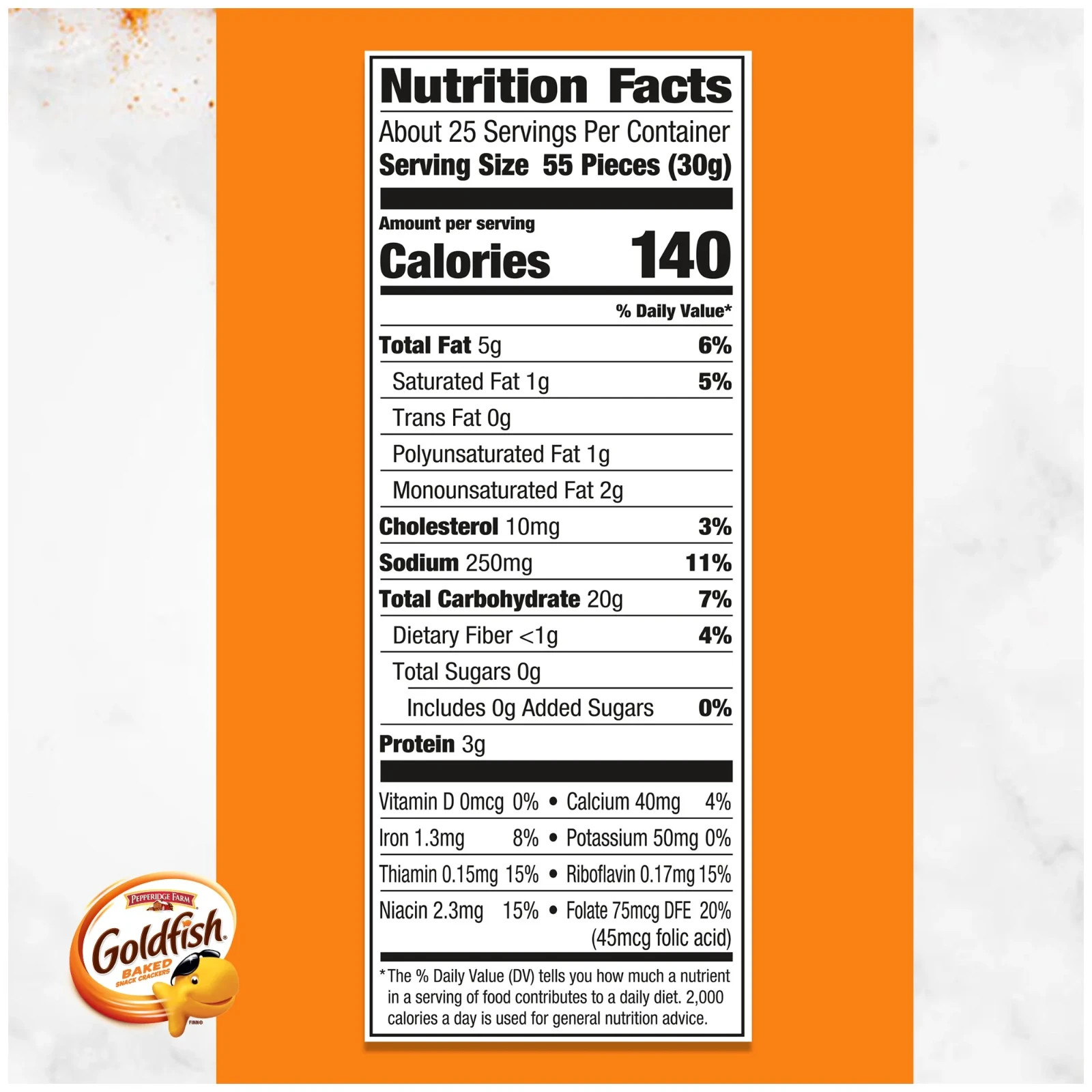 Goldfish Cheddar Cheese Crackers, 27.3 oz Carton gallery