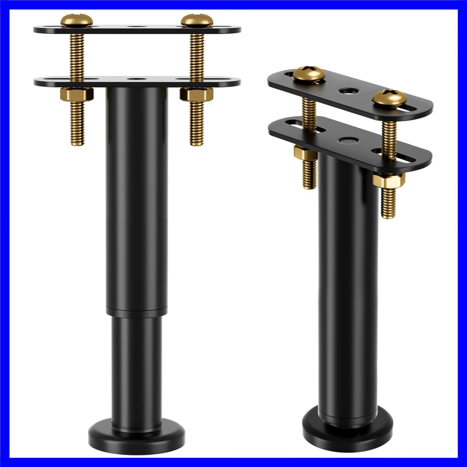 2Pcs Adjustable Height Bed Support Legs 7.08-12.6 inch, Extra Durable Steel B... gallery