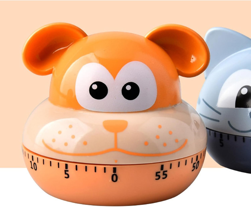 Mechanical Kitchen Timer, Cartoon Animal Shape Manual Timers, Cute Timer gallery