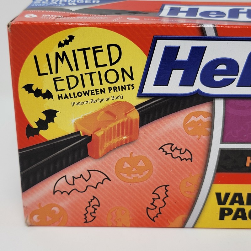 Hefty 2015 Halloween 30 Quart Storage Slider Bags Bats Pumpkins Limited Edition gallery