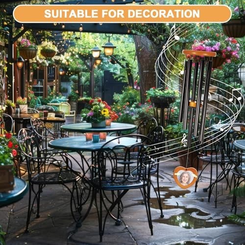 32 Inch Personalized Memorial Wind Chimes Sympathy Gifts for Loss of Loved One gallery