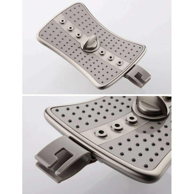 "Bright Showers" Multi Function Rain Brushed Nickel Shower Head PSS3919-02 gallery
