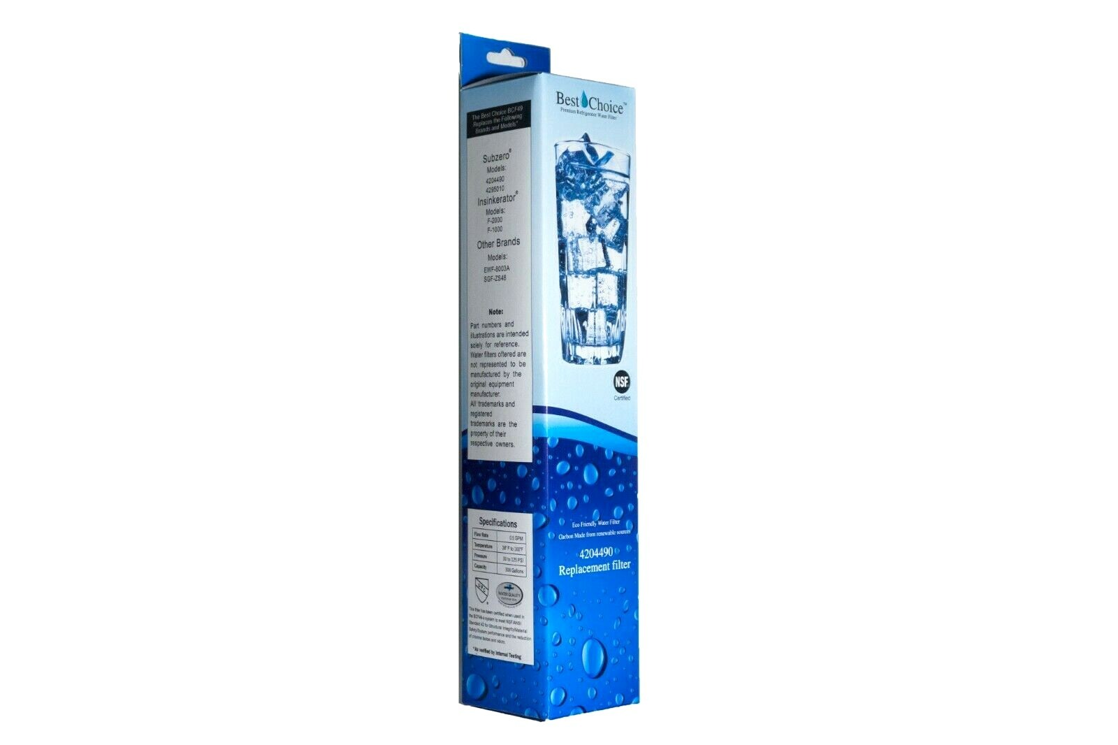 Best Choice Water Filters Fits Sub-Zero Insinkerator F-1000 Refrigerators NSF42 gallery