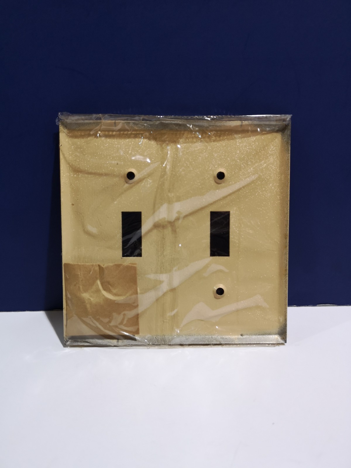 2-Gang IVORY CRACKLE Double Toggle Light Switch Wall Plate Cover NEW 10-2-IC gallery