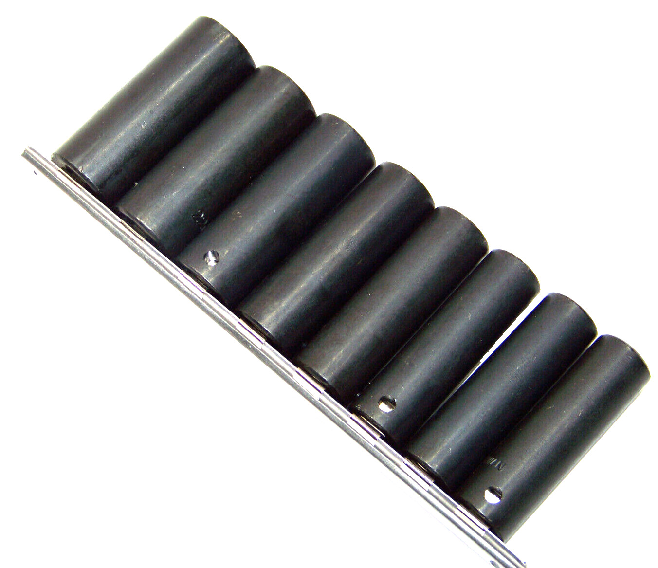 9 pc 1/2" DR Deep Air Impact Socket Metric 1/2in Drive Sockets Black MM Set gallery