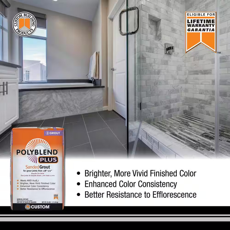 Polyblend plus #09 Natural Gray 1 Lb. Sanded Grout gallery