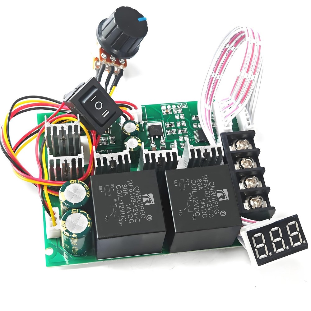 PWM DC Motor Speed Controller,12V/24V/36V/48V/40A LED Display Stepless Speed ...
