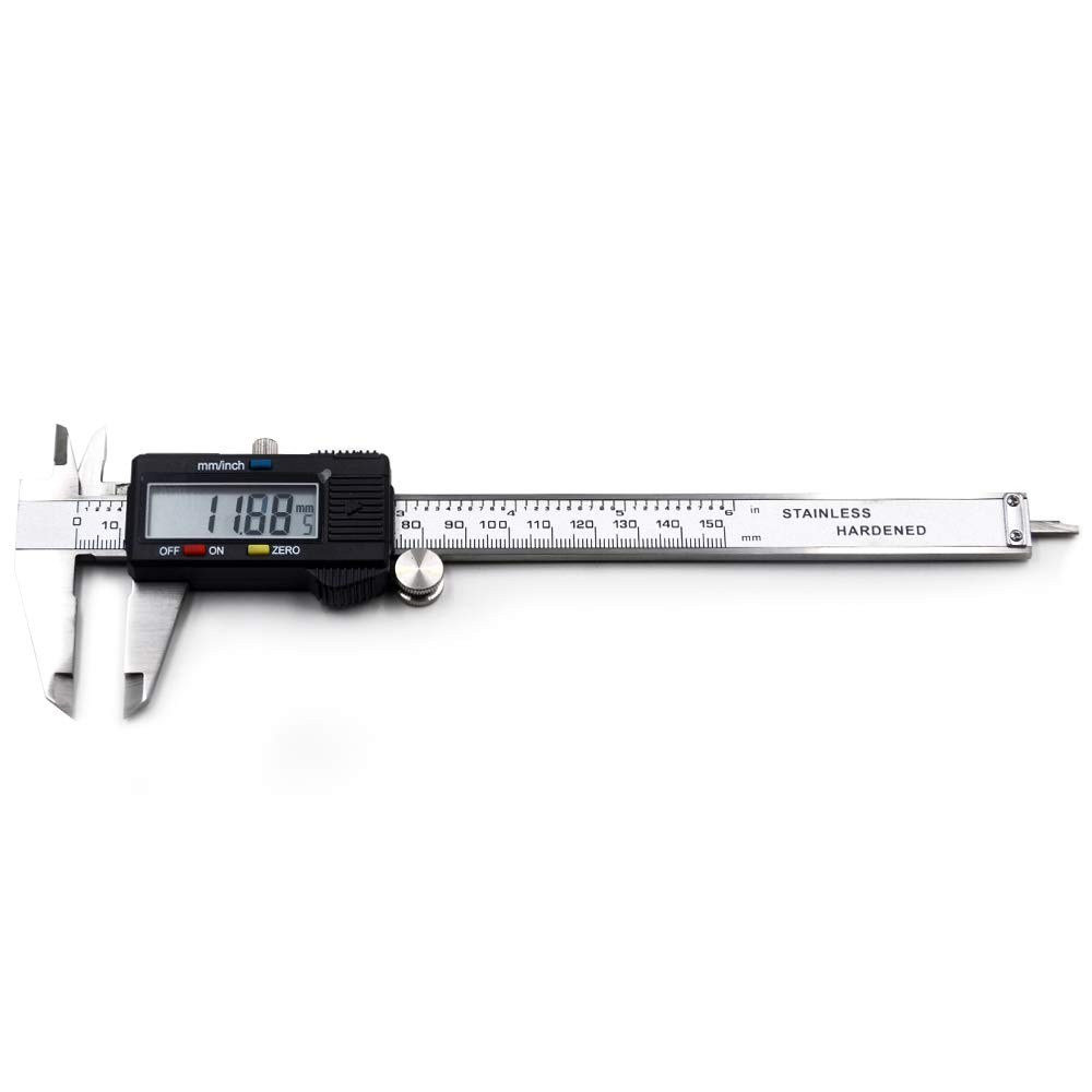 0-6 Inches Electronic Digital Caliper Stainless Steel Body Large LCD gallery