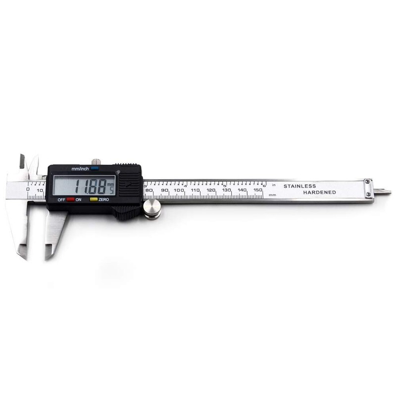 0-6 Inches Electronic Digital Caliper Stainless Steel Body Large LCD gallery