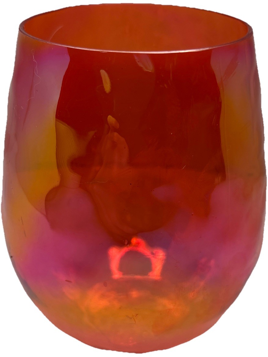 1 - 19oz—Clear Plastic W Red Tint Pebble 5” Tumbler—NEW—SHIPS IN 24 HOURS— gallery