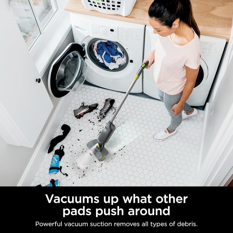Cordless Hard Floor Cleaner, Vacuum and Spray Mop, Powerful Suction,Lightweight gallery