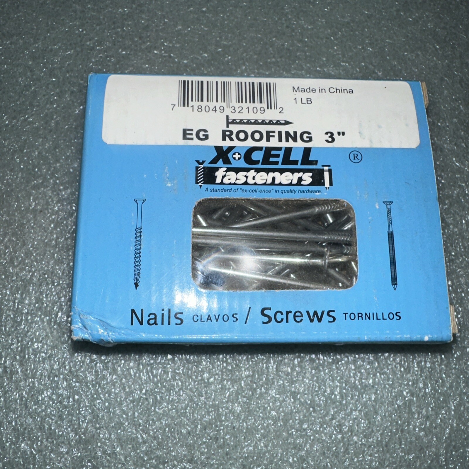Roofing Nail 3” Electro Galvanized Finish 6 Boxes @1pound/box, 6 Pounds Total gallery