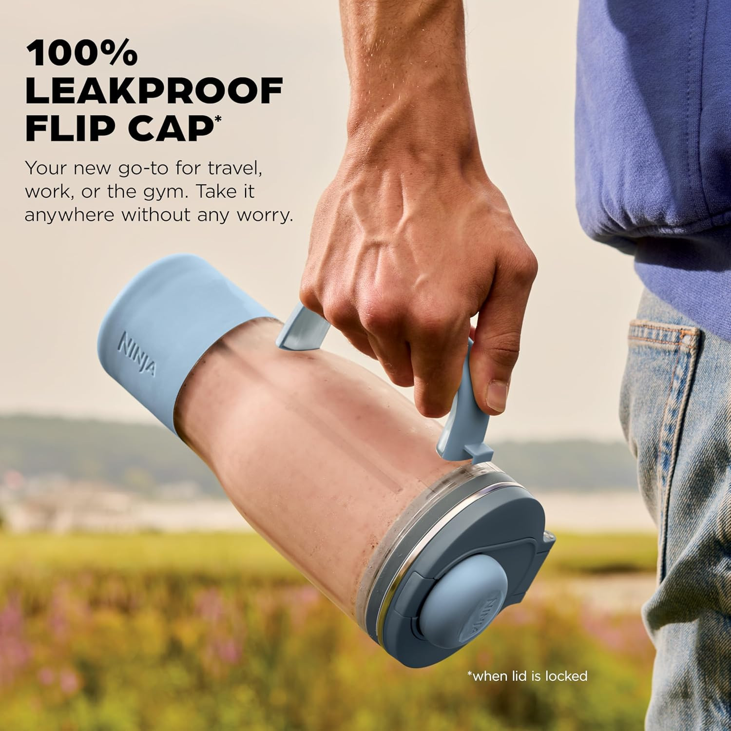 Ninja BlendBOSS | Personal Smoothie Tumbler | 26oz Travel Tumbler w/Leakproof Li gallery