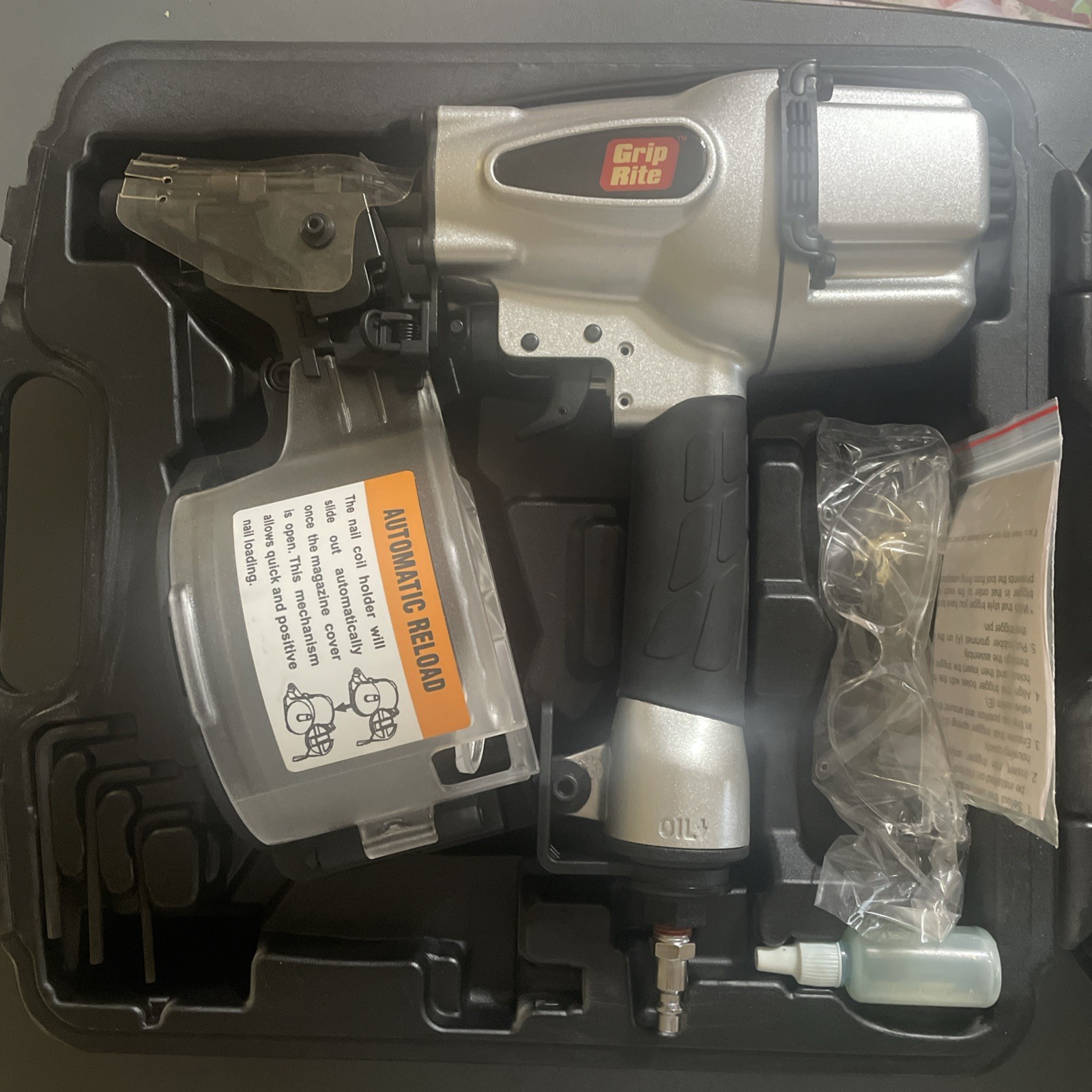 Grip-Rite GRTCS250, 12-1/2" Coil Siding Nailer, Wire & Plastic Collation gallery
