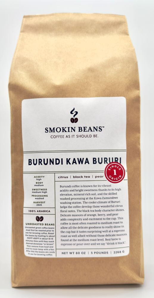 2lb/40lb - Burundi - African Coffee – Premium Unroasted Green Coffee Beans gallery
