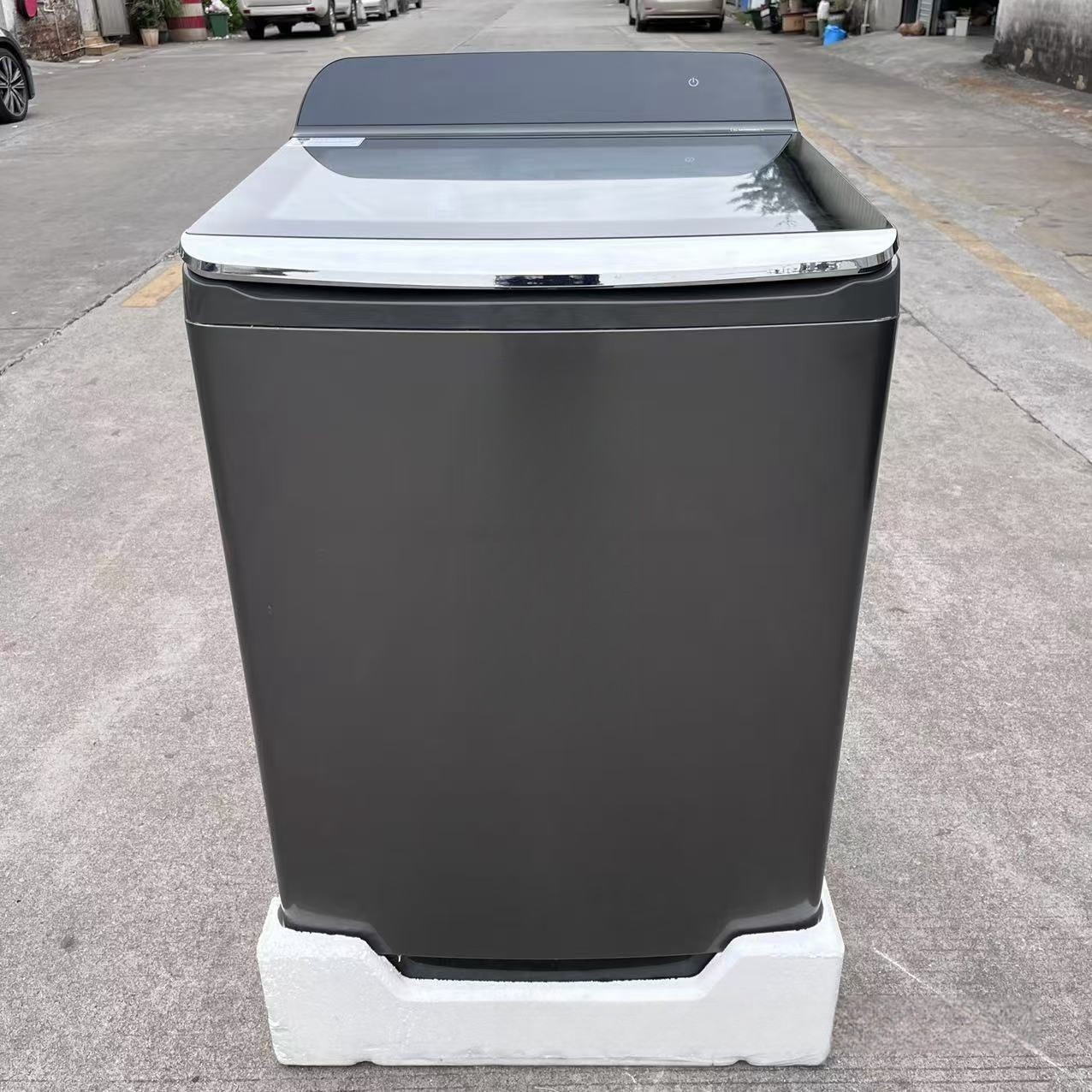 18kg Fully Automatic Top Load Washer Dryer Combo - Large Capacity - Gray gallery
