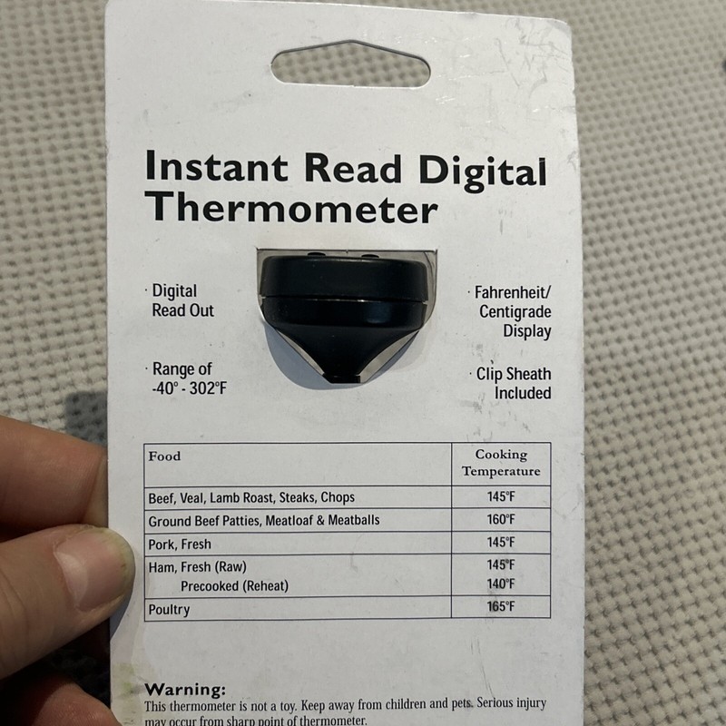 Instant Read Digital Thermometer Update Informational Digital Read Out -40 gallery