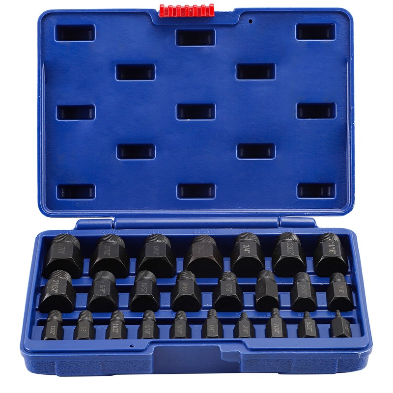 25Pcs Screw Extractor Set Hex Head Multi-Spline Easy Out Bolt Extractor Set NEW gallery