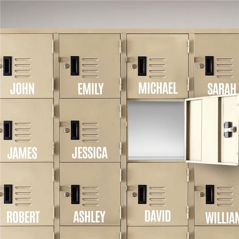 8 Sheets White 1 Inch Self Adhesive Vinyl Letters Numbers Kit, Mailbox Numbers S gallery